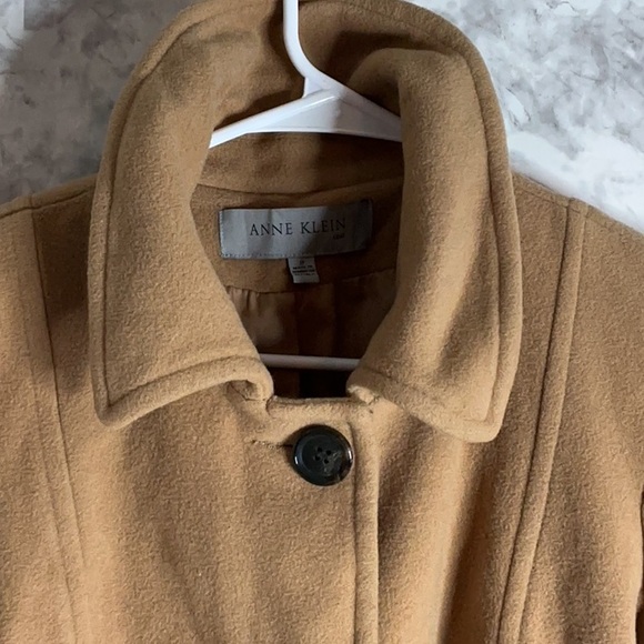Anne Klein Camel Trench Coat - Picture 3 of 8